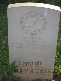 Dar Es Salaam War Cemetery - Rogerson, T